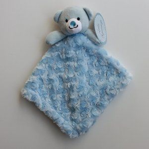 Little Beginnings Blue Bear Baby Lovie Blanket